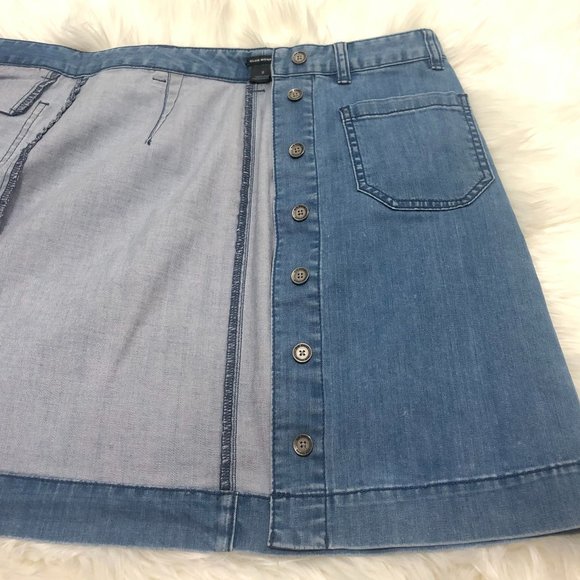 ✨HOST PICK✨Club Monaco A-Line Denim Skirt - Size 0 - Picture 5 of 9